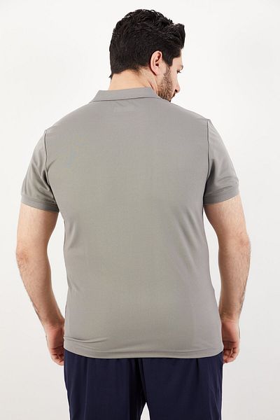 Scuderia Ferrari Men Sportswear Fit Short Sleeve Golf Polo Shirts, Grey