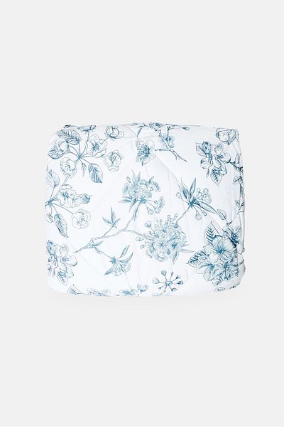 Catherine Malandrino 2 Pcs Floral Print Comforter Set, Multicolor
