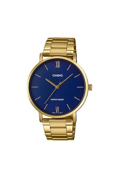 Casio CASIO Men's Analog Blue Dial Watch - MTP-VT01G-2BUDF