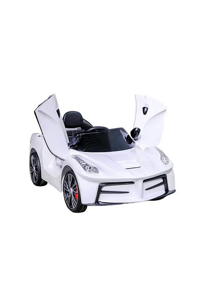 rexa Ferrari-Style 12V Ride-On Car for Kids with Dual Motors, Remote Control