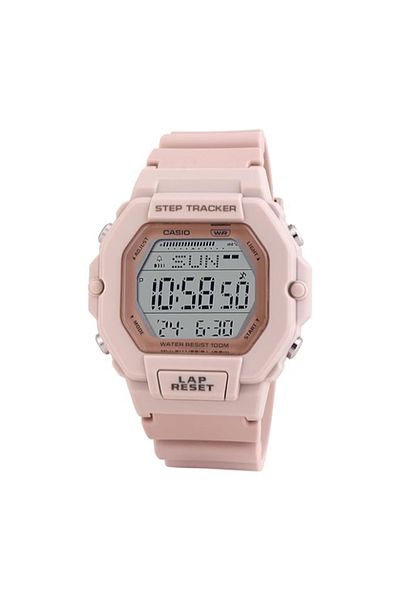 Casio CASIO Unisex's Digital Pink Dial Watch - LWS-2200H-4AVDF