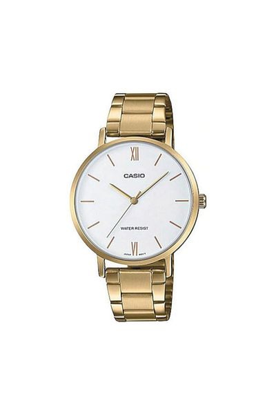 Casio CASIO Women's Analog White Dial Watch - LTP-VT01G-7BUDF