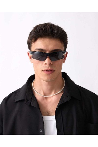 TUHAM AKSESUAR Men's Pearl Necklace