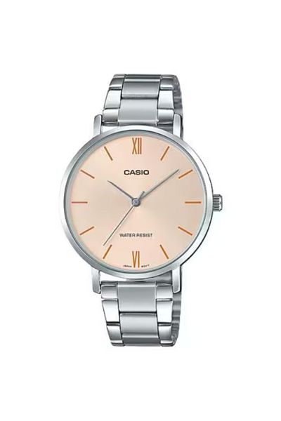 Casio CASIO Women's Analog Peach Dial Watch - LTP-VT01D-4BUDF