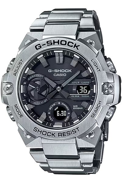 G-SHOCK G-Shock Men's Analog-Digital Black Dial Watch - GST-B400D-1ADR