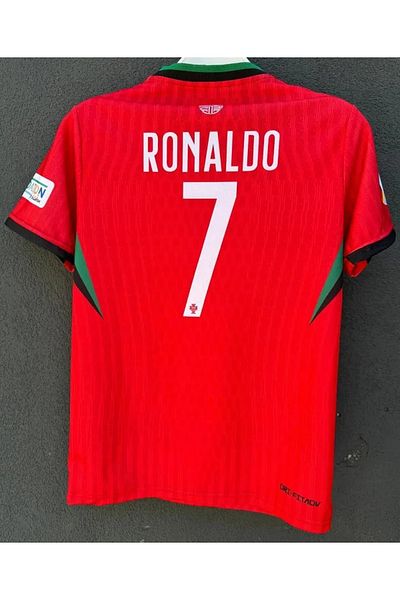 TETYS New Season National Team Bottom - Top Children's Double Set Portekz-Ro.Nald.O Size 7 Children's T-Shirt