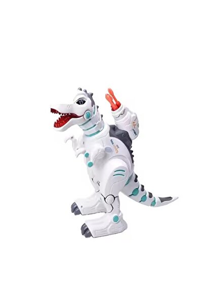 rexa روبوت ديناصور ذكي للتحكم عن بعد ينفث النار مزود بمصابيح LED وقابل لإعادة...