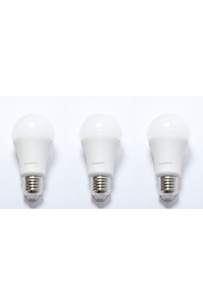 PANASONIC 14W TASARRUFLU BEYAZ RENK LED AMPÜL 1521 LÜMEN YÜKSEK IŞIK 6500K 3'LÜ