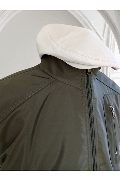 HeviStor Καπέλο Λινό Καλοκαιρινό Ανδρικό καπέλο Ολόκληρο μέγεθος με ελαστική πλάτη