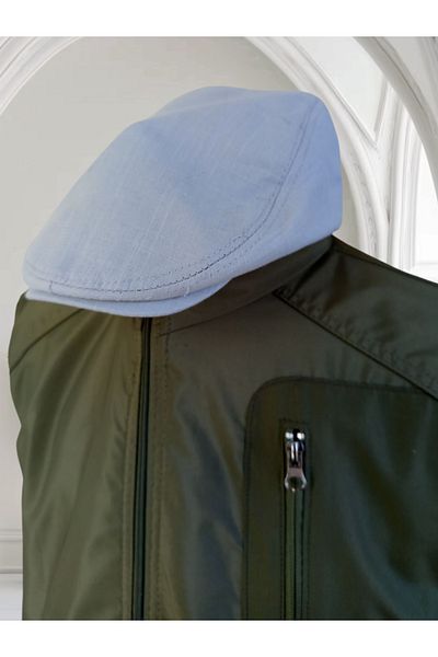 HeviStor Hat Linen Summer Men's Hat with Elasticated Back Fits All Sizes