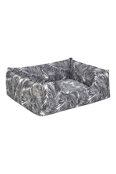Pet Comfort سرير للكلاب باللونين الأسود والأبيض من ألفا ميرتا مقاس M 65x80 سم Dpmah