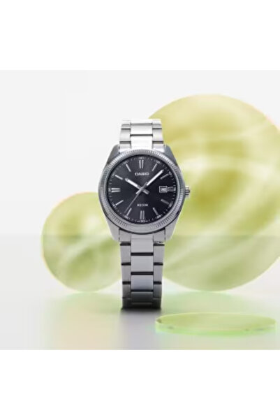 Casio Men's Analog Black Dial Watch - MTP-1302D-1A1