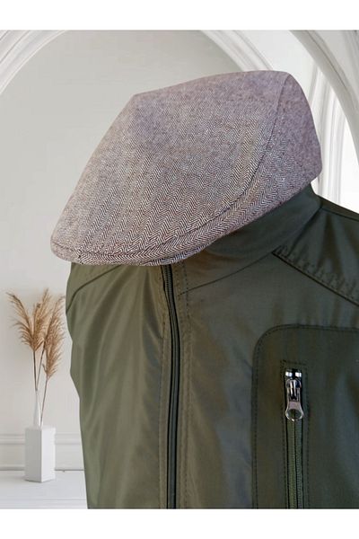 HeviStor Hat Linen Summer Men's Hat with Elasticated Back Fits All Sizes