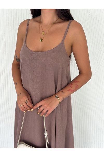 sportiness Rochie casual căptușită Aerobin cu bretele ajustabile din bumbac