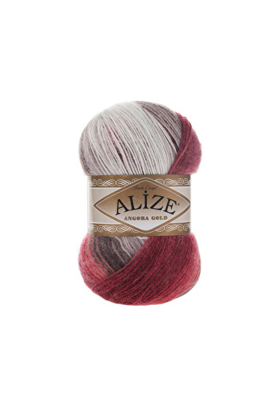Alize Angora Gold Batik Knitting Yarn 5 Pack – 100g X 5 – Color Transition Bumps