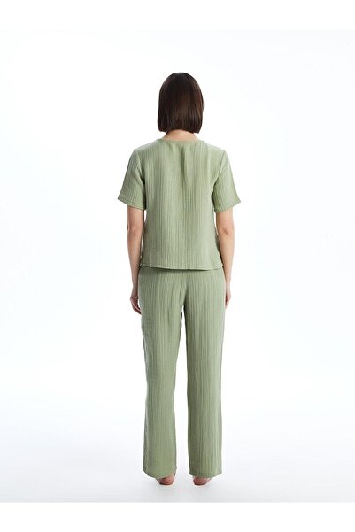 LC Waikiki Set pijamale pentru femei cu decolteu în V (S5)