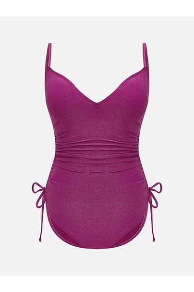 LC Waikiki Costum de baie pentru femei cu tampoane detașabile cu sclipici (S5)