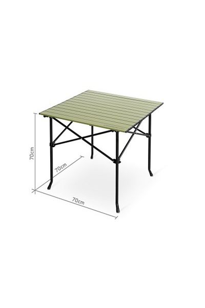 DELPHİN Delphin CAMPSTA Mega folding table, 70 x 70 x 70 cm