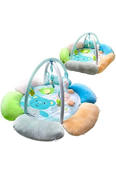THE MOON Baby Flower Playmat : 2 in 1 Foldable Baby Gyms & Playmats – Baby Nest and Activity