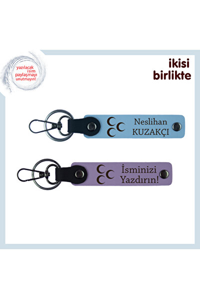 Miaju هدية توديع للطالب - ثلاثة أقمار نصفية، مجموعة من سلسلة مفاتيح مكونة من ...