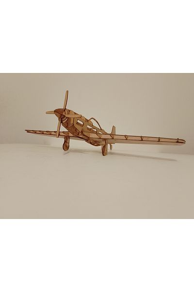 TLR hobi Wooden Airplane Model North American P-51 D Large Size