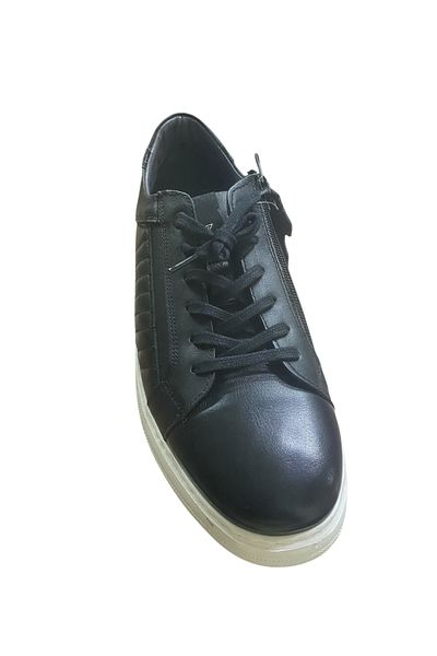 White World Konay 4086 Genuine Leather Casual Zipper Men's Shoes