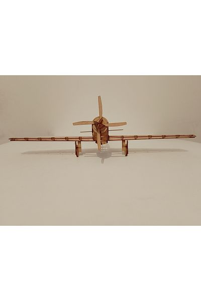 TLR hobi Wooden Airplane Model North American P-51 D Large Size