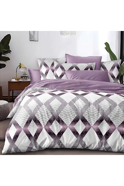 NufJoy Economy double bed linen, 4 pieces, bed sheet 230x250 cm