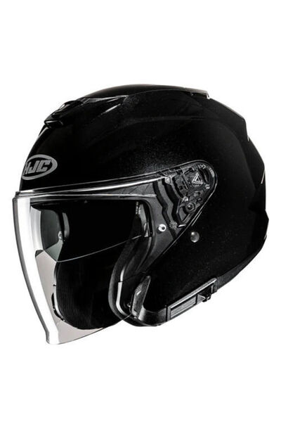 HJC İ31 Yarım Motosiklet Kaskı Parlak Siyah
