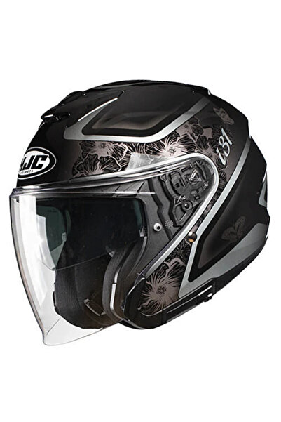 HJC İ31 Iona MC5 Yarım Motosiklet Kaskı Siyah Gri
