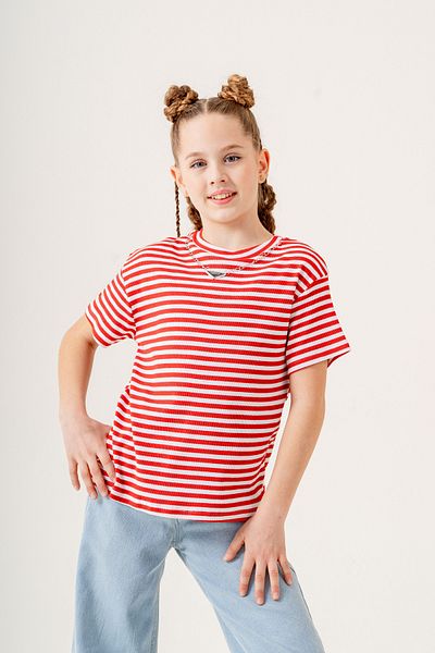 GİYİCEM TEKSTİL Girl's Strap Badi T-Shirt 1734