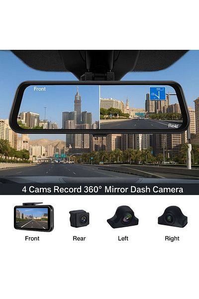 camera Maria shower and 4 front, rear and internal cameras