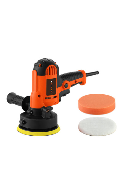 Lawazim جهاز تلميع السيارات بقوة 600 واط - جهاز تلميع يدوي سلكي بسرعة متغيرة وقرص فيلكرو