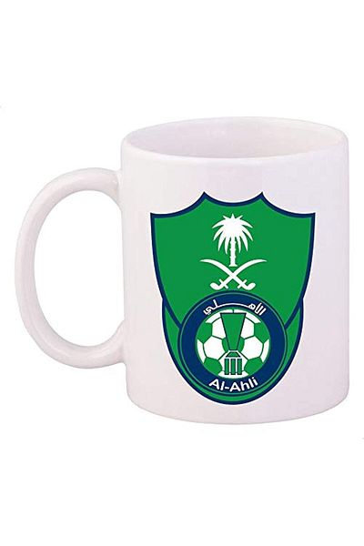 Generic كوب قهوة وشاي بتصميم شعار نادي الاهلي