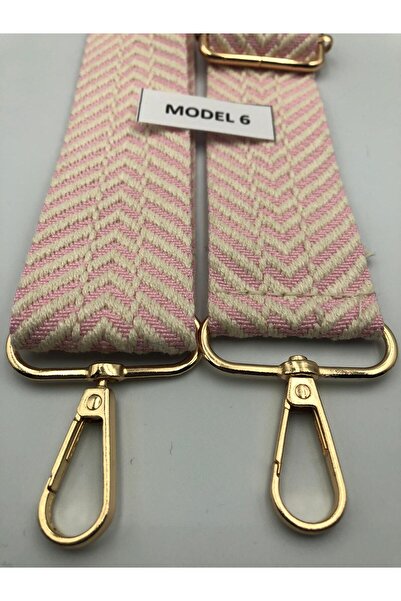 DUCK HOBY Patterned Adjustable Bag Strap Woven Mango 4cm X 120cm Ethnic Pattern