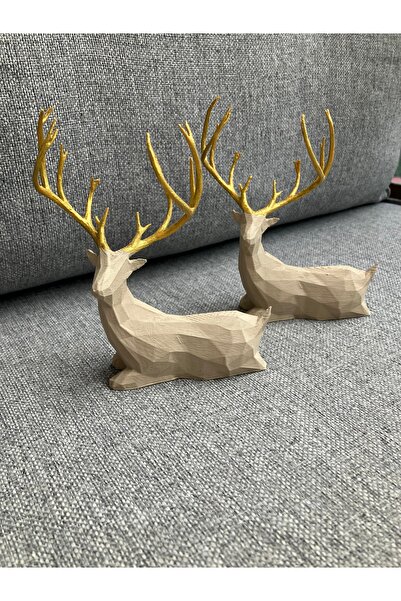 Home Premium 2’li Geyik Seti Çok Şık Tasarım
