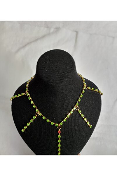 Güncü home taşlı kolye ve set