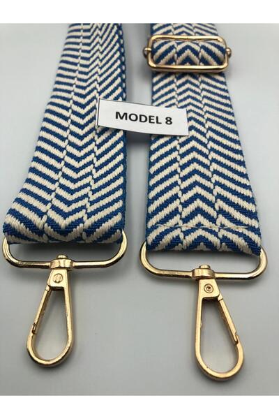 DUCK HOBY Patterned Adjustable Bag Strap Woven Mango 4cm X 120cm Ethnic Pattern