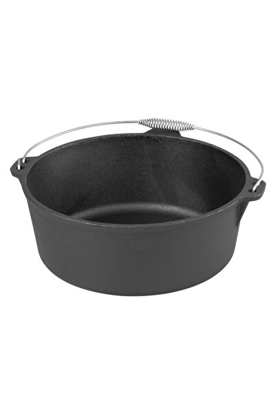 Magic Home Litinový hrnec s rukojetí z nerezové oceli, 10,1 l, 34x14 cm, MagicHome