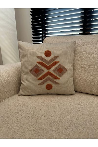 NURHAN HOME COLLECTION Κεντημένο κάλυμμα μαξιλαριού ριχτάρι 1 τεμαχίου
