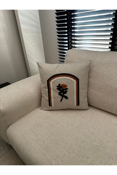 NURHAN HOME COLLECTION Κεντημένο κάλυμμα μαξιλαριού ριχτάρι 1 τεμαχίου