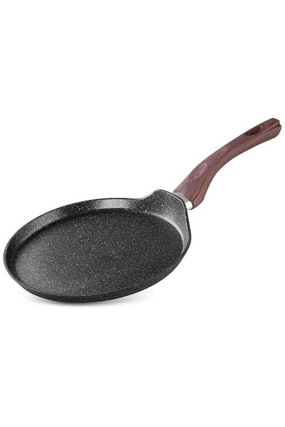 Magic Home Pancake pan, PanCake 25 cm, aluminum, induction, non-stick, Black Marble LineMagic, Home