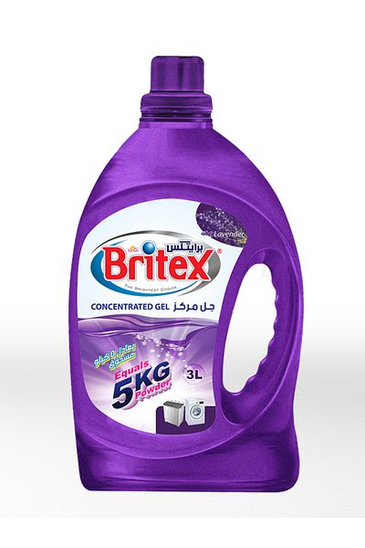 Britex Laundry Gel ( lavender ) Pack of 2 ( 6L Carton )