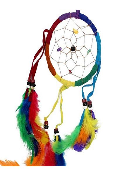 Cotomag Bali Dreamcatcher – Medium Circle – Rainbow 30 cm