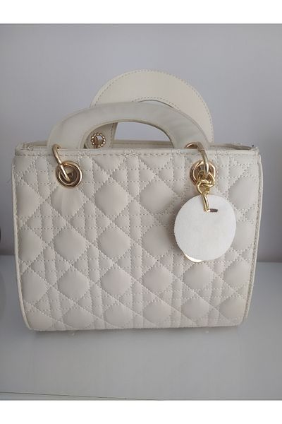 Store Small Size Women's Handbag with Metal Accessories