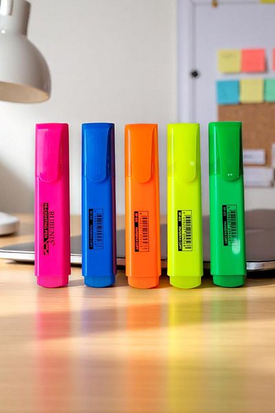 FİYPER Neon Highlighter Highlighter Pen Set 5 Colors