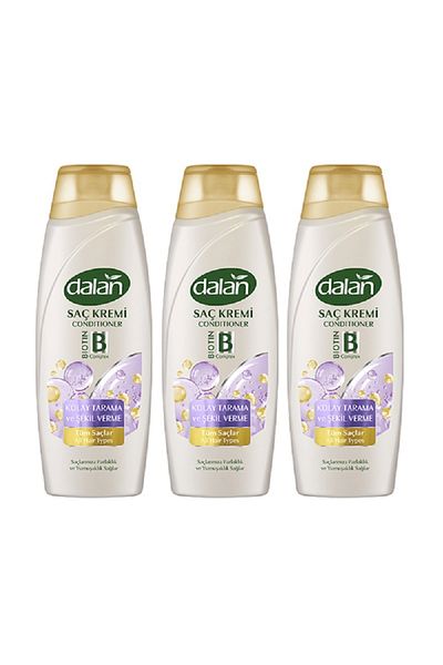 Dalan Conditioner Easy Comb and Shape 450 ml X 3 Pieces