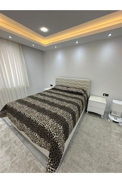 Shopyteks Κάλυμμα πολλαπλών χρήσεων Battal Oversize 220x230 | Μαξιλαροθήκη 50x70 | Σετ προίκας | σετ προίκας | λεοπάρδαλη