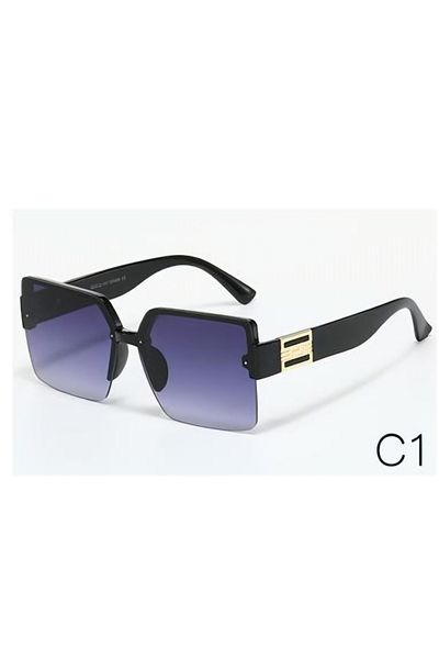 Escales Women's Uv 400 Protected Rimless Sunglasses A-036