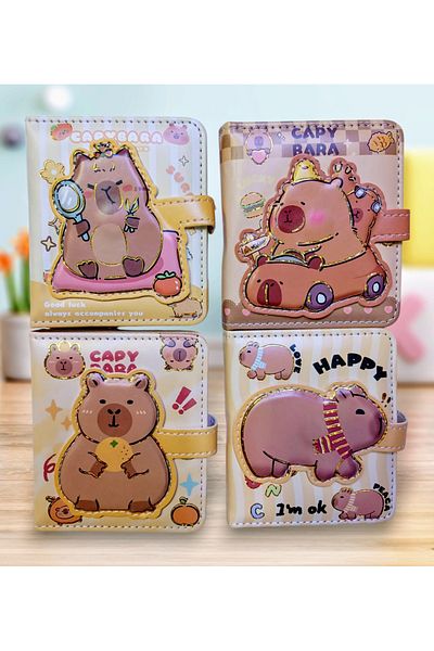 izmir yazici servis Capybara Fancy Notepad Magnet Cover Note Weekly Monthly Planner 3 in 1 10X11 Cm.66